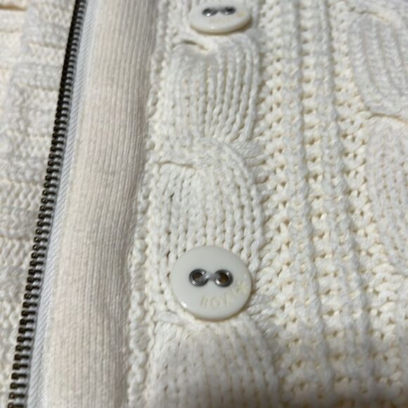Girls Roxy Knit Zip Sweater - Picture 9 of 9